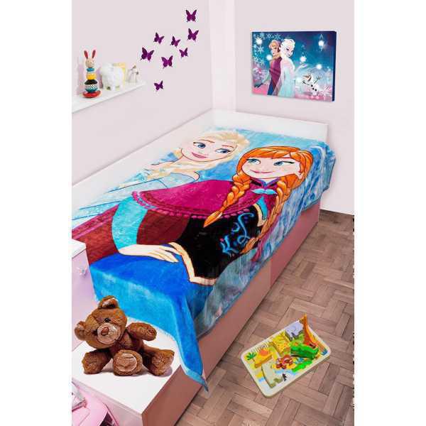 Disney Κουβέρτα Παιδ. Polyester 160x220cm Frozen 501 Digital Print Dimcol