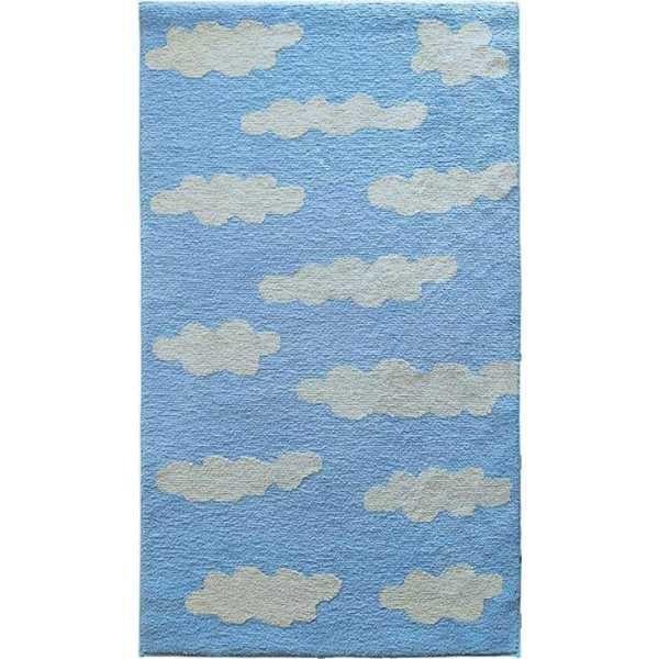 Χαλί Παιδικό Kiddo Clouds Light Blue 90x160cm Klonaras Home Fashion