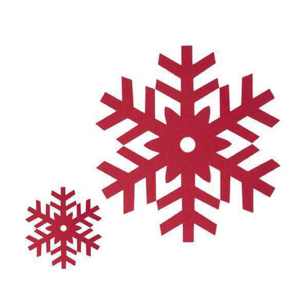 Χριστουγεννιάτικο Σουπλά Felt Snow Flake 2Τμx Nef-Nef Homeware